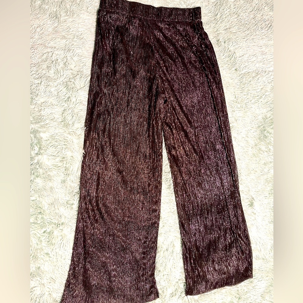 Kindred Jacquie the Label Black and Silver Sheer Pants